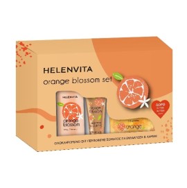 Helenvita Orange Blossom Set with Body Milk, 300ml & Body Scrub, 250ml & Hand Cream, 30ml