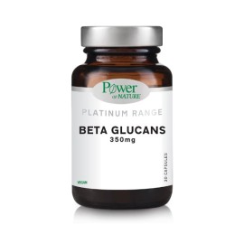 Power of Nature Platinum Range Beta Glucans 350 mg 30 κάψουλες