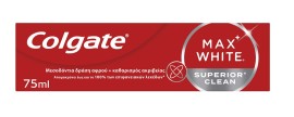 COLGATE Max White Superior Clean Οδοντόκρεμα, 75ml