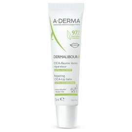 A-Derma Dermalibour+ Repairing CICA-Lip Balm Επανορθωτικό Βάλσαμο Χειλιών 15ml