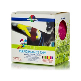 Master-Aid Sport Performance Tape Ελαστικό Αυτοκόλλητο Επίθεμα Ροζ 5cmx5m