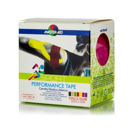 Master-Aid Sport Performance Tape Ελαστικό Αυτοκόλλητο Επίθεμα Ροζ 5cmx5m