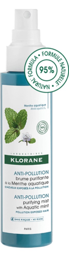 Klorane Anti-Pollution Purifying Mist With Aquatic Mint 100ml