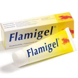 Flamigel Υδροενεργό Επίθεμα σε Μορφή Gel Iδανικό για την Aντιμετώπιση Πληγών & Εγκαυμάτων καθώς Ανακουφίζει τον Πόνο, 100gr