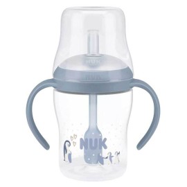 NUK Perfect Match Εκπαιδευτικό Ποτήρι με Καλαμάκι Σιλικόνης 8m+, 150ml
