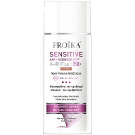 Froika Sensitive Anti-Redness A-R Fluid Sunscreen Αντηλιακό Προσώπου για Ευαίσθητο Δέρμα με Τάση Ροδόχρου Ακμής με Χρώμα Tinted SPF50+, 50ml