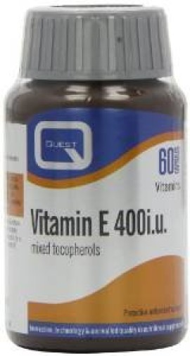 Quest Vitamin E 400i.u. mixed tocopherols 60tabs