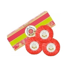 Roger & Gallet Fleur De Figuier Perfumed Soap Bar Κασετίνα με Φυτικά Σαπούνια Σώματος με Άρωμα Ανθού Συκιάς 3x100gr