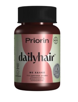 Priorin Dailyhair Gummies με Χαλκό για Ζωντανό Χρώμα με Γεύση Φράουλα 30 Μασώμενα Ζελεδάκια