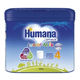 Humana 4 Optimum Junior Milk My Pack Ρόφημα Γάλακτος από 24 Μηνών, 300g