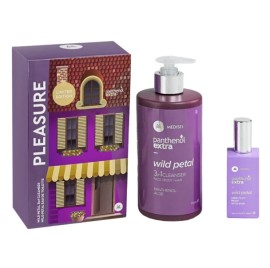 Panthenol Extra Pleasure Promo Wild Petal 3 in 1 Cleanser 500ml & Edt 50ml