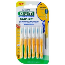 Gum Trav- Ler Μεσοδόντια Βουρτσάκια 1.3mm 6τμχ