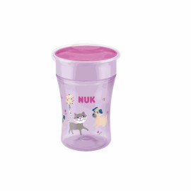 NUK Magic Cup Ποτηράκι Με Καινοτόμο Χείλος 8+ μηνών Ροζ 230ml