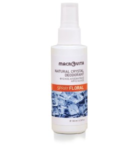 Macrovita Φυσικός Αποσμητικός Κρύσταλλος Spray με Άρωμα Floral 100ml