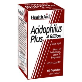 Health Aid Acidophilus Plus 4 bilion Διατήρηση της Ισορροπίας της Εντερικής Χλωρίδας 60caps