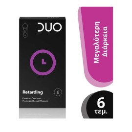 DUO Premium Retarding Προφυλακτικά με Επιβραδυντικό 6 τμχ
