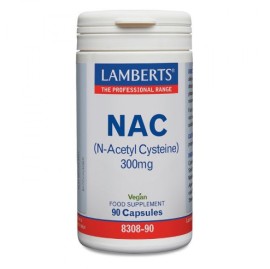 Lamberts NAC (N-Acetyl Cysteine) 300mg, 90 κάψουλες