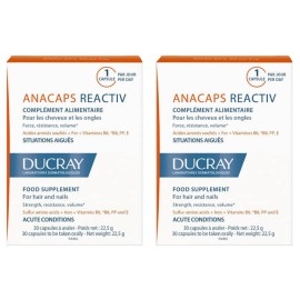 Ducray Anacaps Reactiv 2 packs x 30 caps