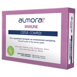 Almora Plus Immune Cistus Complex Συμπλήρωμα Διατροφής για την Ενίσχυση του Ανοσοποιητικού 15 Φυτικές Κάψουλες