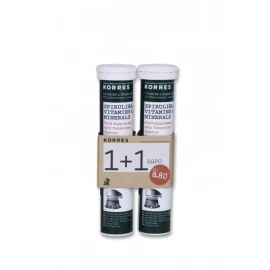 Korres Spirulina, Vitamins & Minerals 18 αναβράζοντα δισκία 1+1 ΔΩΡΟ