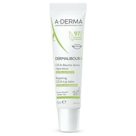 A-Derma Dermalibour+ Repairing CICA-Lip Balm Επανορθωτικό Βάλσαμο Χειλιών 15ml