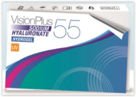 VisionPlus 55 SODIUM HYALURONATE Φακός επαφής 1τμχ