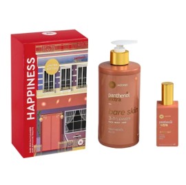 Panthenol Extra Happiness Promo Bare Skin 3 in 1 Cleanser 500ml & Eau De Toilette 50ml