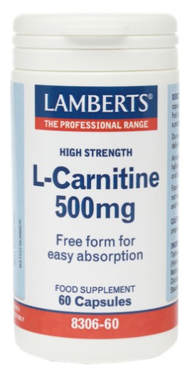 Lamberts L - Carnitine 500mg 60caps