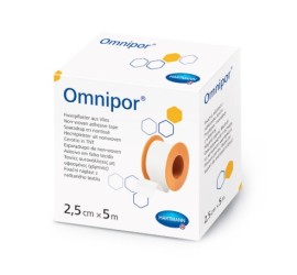 HARTMANN Omnipor Λευκή Μη Υφασμένη Ταινία Στερέωσης 2.5cmx5m 1 τεμάχιο