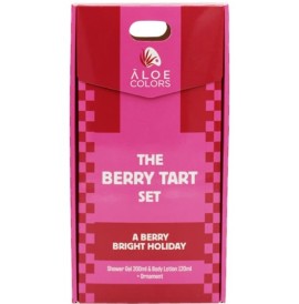 Aloe Colors Xmas Promo The Berry Tart Set με Berry Xmas Αφρόλουτρο, 200ml, Berry Xmas Ενυδατική Λοσιόν Σώματος, 120ml & Δώρο Χριστουγεννιάτικο Στολίδι, 1τεμ, 1σετ