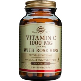 Solgar Vitamin C 1000mg with rose hips 100tabs