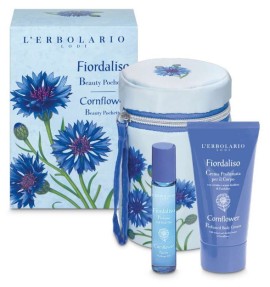 L Erbolario Fiordaliso BEAUTY POCHETTE Fiordaliso, Άρωμα Roll-On 15ml Κρέμα Σώματος 75ml