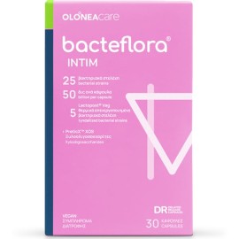 Olonea Bacteflora Intim Συμβιωτικό Συμπλήρωμα Διατροφής για το Κολπικό Μικροβίωμα 30 φυτοκάψουλες