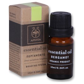 Apivita Essential Oil Bergamot Αιθέριο Έλαιο Περγαμόντο 10ml