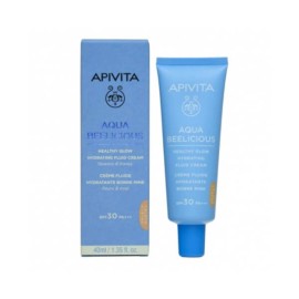 Apivita Aqua Beelicious Ενυδατική Κρέμα Προσώπου Ημέρας με Χρώμα SPF30, 40ml