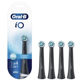 Oral-B Ανταλλακτικές Κεφαλές iO Ultimate Clean Black 4τμχ