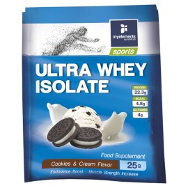 MyElements Ultra Whey Isolate Cookies & Cream Flavor Πρωτεΐνη με Γεύση Μπισκότο 1τμχ 25gr