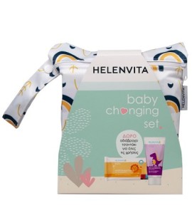 Helenvita Baby Nappy Rash Cream Κρέμα Για Την Αλλαγή Της Πάνας, 150ml & Baby Μωρομάντηλα