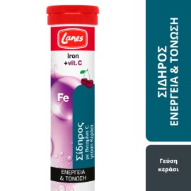 Lanes Iron + vit. C 20 αναβράζουσες ταμπλέτες