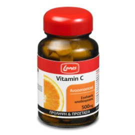 Lanes Vitamin C 500mg 30 Καταπινόμενες  Ταμπλέτες
