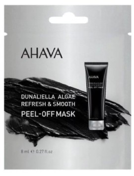 Ahava Mineral Masks Dunaliella Algae Peel-Off Mask, Μάσκα Προσώπου Με Κάρβουνο Για Τα Μαύρα Στίγματα, 8ml