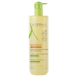 A- Derma Exomega Control Emollient Shower Oil Anti Scratching Έλαιο Καθαρισμού για Ατοπικό Δέρμα 750ml