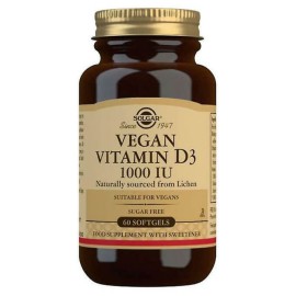 Solgar Vitamin D3 1000iu 60 μαλακές κάψουλες