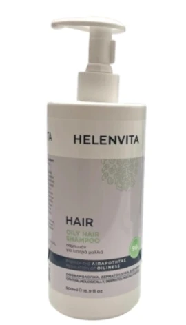 Helenvita Oily Hair Shampoo Σαμπουάν για Ρύθμιση της Λιπαρότητας 500ml
