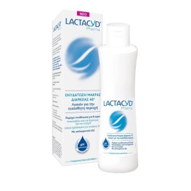 Lactacyd Pharma Ενυδάτωση Μακράς Διαρκείας 40+, Λοσιόν Καθαρισμού για την Ευαίσθητη Περιοχή 250ml