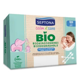 Septona Calm n Care Βιοδιασπώμενες Μπατονέτες Ασφαλείας, 50τεμ