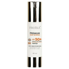 Froika Premium Sunscreen Tinted SPF50 Αντιηλιακή Κρέμα Προσώπου με Χρώμα 50ml