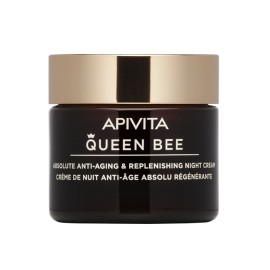 Apivita Queen Bee Absolute Anti Aging & Replenishing Night Cream Κρέμα Νυκτός Απόλυτης Αντιγήρανσης & Εντατικής Θρέψης 50ml