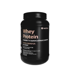 WELLLIFE Whey Protein ,Συμπλήρωμα Διατροφής με Πρωτεΐνη Ορού Γάλακτος σε Γεύση Βανίλιας -810gr