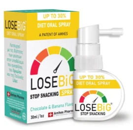 Amhes Pharma Diet Oral Spray Losebig Stop Snacking Spray Chocolate & Banana, 30ml